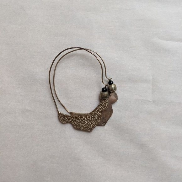 Beaufille Hammered Hoop Earrings - Picture 3 of 3